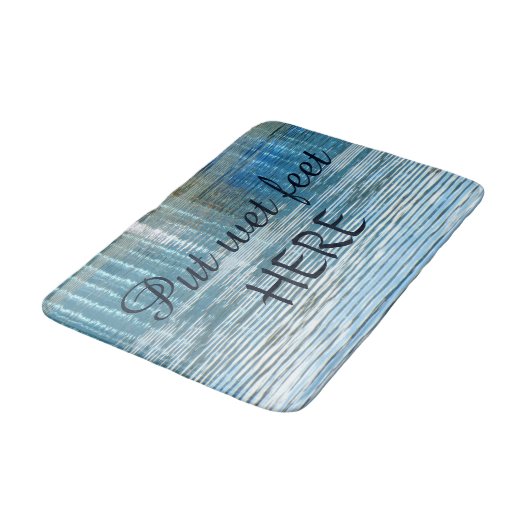 Abstracte Reflection Funny Plush Bath Mat (Gekanteld)