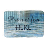 Abstracte Reflection Funny Plush Bath Mat (Voorkant)