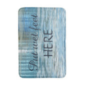 Abstracte Reflection Funny Plush Bath Mat (Voorkant Verticaal)