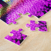 Abstracte regenboog betoverde bos legpuzzel (Zijkant)