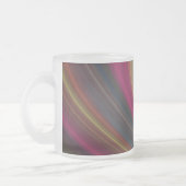 Abstracte regenboog Bevroren glazen Mok (Links)
