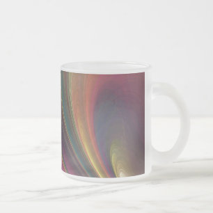 Abstracte regenboog Bevroren glazen Mok