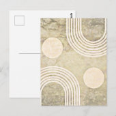 Abstracte Regenboog, Boheemse kunst, Briefkaart (Voorkant / Achterkant)