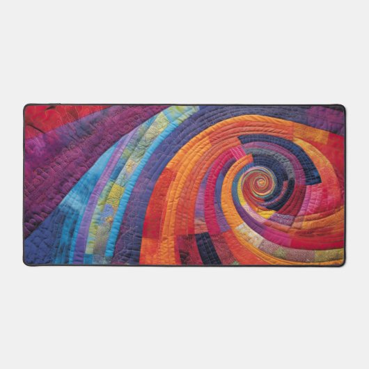Abstracte regenboog bureaumat (Voorkant)