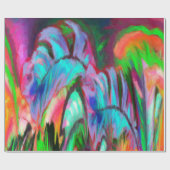 Abstracte regenboog cadeaupapier (Vlak)