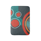 Abstracte regenboog en zonnen Boho artwork Badmat (Voorkant Verticaal)