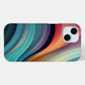 Abstracte Regenboog Golf Kunst Case-Mate iPhone Case (Achterkant (horizontaal))