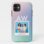 Abstracte regenboog gradiënt beste vrienden foto Case-Mate iPhone case (Achterkant)