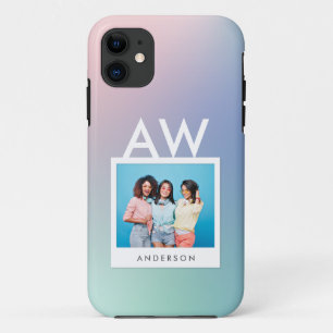 Abstracte regenboog gradiënt beste vrienden foto Case-Mate iPhone case