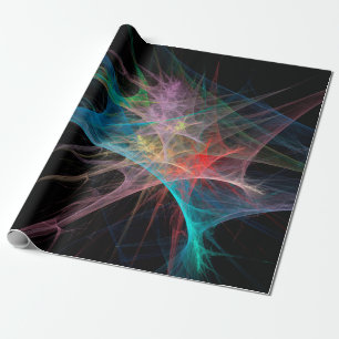 Abstracte Regenboog Ijs Kunst Cadeaupapier