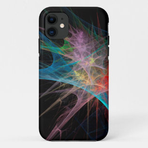 Abstracte Regenboog Ijs Kunst iPhone 11 Hoesje