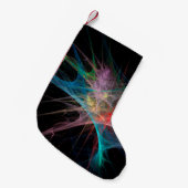 Abstracte Regenboog Ijs Kunst Kleine Kerstsok (Voorkant (Hangend))