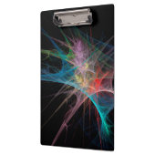 Abstracte Regenboog Ijs Kunst Klembord (Links)