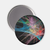 Abstracte Regenboog Ijs Kunst Magneet (Voorkant / Achterkant)