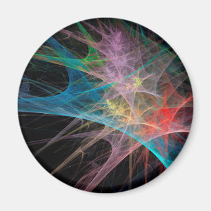 Abstracte Regenboog Ijs Kunst Magneet