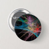 Abstracte Regenboog Ijs Kunst Ronde Button 5,7 Cm (Voorkant /achterkant)