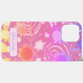 Abstracte Regenboog Kleurrijke Modern Gepersonalis Case-Mate iPhone Case (Achterkant (horizontaal))