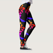 Abstracte regenboog leggings (Rechts)