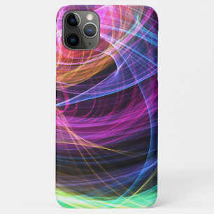 Abstracte regenboog licht vortex lichten Case-Mate iPhone case