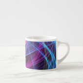 Abstracte Regenboog licht vortex lichten Espresso Kop (Rechts)