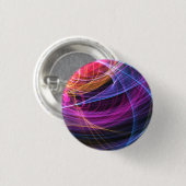 Abstracte regenboog licht vortex lichten ronde button 3,2 cm (Voorkant /achterkant)