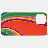 Abstracte Regenboog Moderne inspiratie Sinaasappel Case-Mate iPhone Case (Achterkant (horizontaal))