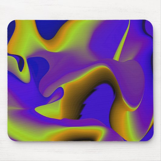 Abstracte regenboog muismat (Voorkant)