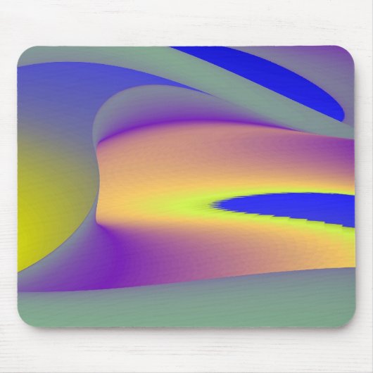 Abstracte regenboog muismat (Voorkant)