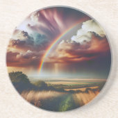 Abstracte Regenboog Onderzetters 🌈✨ (Voorkant)