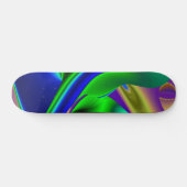 Abstracte regenboog persoonlijk skateboard (Horizontaal)