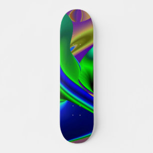 Abstracte regenboog persoonlijk skateboard