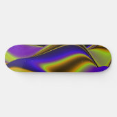 Abstracte regenboog persoonlijk skateboard (Horizontaal)