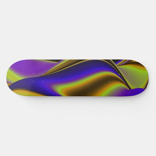 Abstracte regenboog persoonlijk skateboard (Horizontaal)