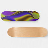 Abstracte regenboog persoonlijk skateboard (Horizontaal)