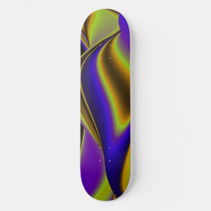 Abstracte regenboog persoonlijk skateboard