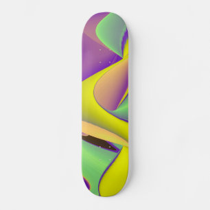 Abstracte regenboog persoonlijk skateboard