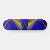 Abstracte regenboog persoonlijk skateboard (Horizontaal)