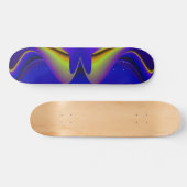 Abstracte regenboog persoonlijk skateboard (Horizontaal)