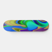 Abstracte regenboog persoonlijk skateboard (Horizontaal)