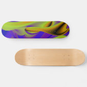 Abstracte regenboog persoonlijk skateboard (Horizontaal)