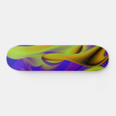 Abstracte regenboog persoonlijk skateboard (Horizontaal)