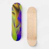 Abstracte regenboog persoonlijk skateboard (Voorkant)