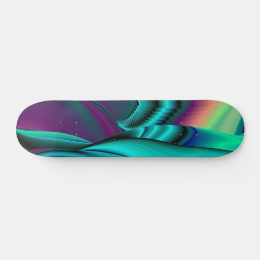 Abstracte regenboog skateboard (Horizontaal)