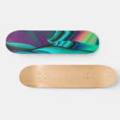 Abstracte regenboog skateboard (Horizontaal)