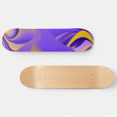 Abstracte regenboog skateboard (Horizontaal)