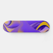 Abstracte regenboog skateboard (Horizontaal)