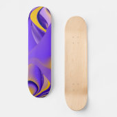 Abstracte regenboog skateboard (Voorkant)