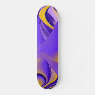 Abstracte regenboog skateboard
