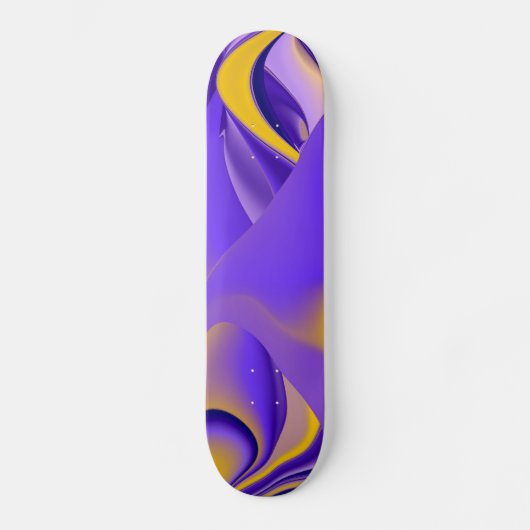 Abstracte regenboog skateboard (Voorkant)