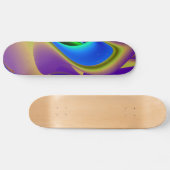 Abstracte regenboog skateboard (Horizontaal)